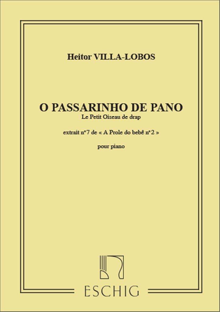 Villa-Lobos Prole De Bebe V2 N7 Petit Oiseau